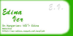 edina ver business card